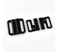 QQLADY 50/100 Ensembles 10/15/20/25mm Boucles de Soutien-Gorge en Plastique fermoirs de Sangle de Bikini Fermeture en résine Maillots de Bain Clip Boucle Bricolage sous-vêtements Accessoires