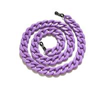 QQLADY Chaînes de lunettes de soleil en acrylique de couleur mate pour femmes hommes chaînes de lunettes de lecture lunettes porte-cordon cou chaîne sangle lanière