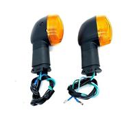QQLADY Clignotant Moto Compatible Avec Yamaha YBR125 YB125 YBR 125 YBR250 YBR WR 125 250 WR250R 2 Pièces Clignotants Lampe Témoin Avant Arrière Ambre(1 pair front)