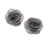 QQLADY Clips de chaussures amovibles en forme de fleur de Rose, 2 pièces, boucles de chaussures pour fête de mariage, bal, chaussures quotidiennes, breloques