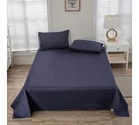 QQLADY Drap de lit imperméable, Couvre-lit, Anti-poussière, Lavable, Drap-Housse en Lin