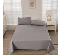 QQLADY Drap de lit imperméable, Couvre-lit, Anti-poussière, Lavable, Drap-Housse en Lin