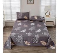 QQLADY Drap de lit imperméable, Couvre-lit, Anti-poussière, Lavable, Drap-Housse en Lin