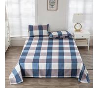 QQLADY Drap de lit imperméable, Couvre-lit, Anti-poussière, Lavable, Drap-Housse en Lin