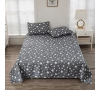 QQLADY Drap de lit imperméable, Couvre-lit, Anti-poussière, Lavable, Drap-Housse en Lin