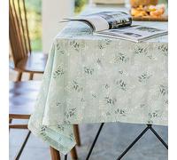 QQLADY Nappe Florale en Coton de Style coréen, décoration de Table à thé, Couverture de Table rectangulaire pour Cuisine, Salle à Manger de Mariage
