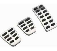 QQLADY Pédales de Voiture pour Kia K2 Rio Soul, Couvre-pédale d'accélérateur et de Frein, Coussinets Pédale d'embrayage Antidérapant PéDale de Frein Accessoires,C MT Without Rest