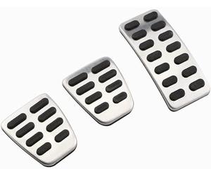 QQLADY Pédales de Voiture pour Kia K2 Rio Soul, Couvre-pédale d'accélérateur et de Frein, Coussinets Pédale d'embrayage Antidérapant PéDale de Frein Accessoires,C MT Without Rest