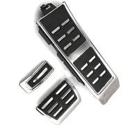 QQLADY Pédales de Voiture pour Porsche Macan/Macan S 2014 2015 2016 2017-2020, Couvre-pédale d'accélérateur et de Frein, Coussinets Pédale d'embrayage Antidérapant PéDale de Frein Accessoires