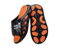 QQLADY Sandales de récupération pour Hommes avec fasciite Plantaire Confortable, avec Soutien de la voûte Plantaire, Chaussons orthopédiques légers et Confortables (Black,41/42)