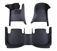 QQLADY Tapis de Sol Voiture pour BMW M3 E90 E93 (4door) 2009-2013 LHD, Cuir Imperméable Antidérapant Tout Temps Tapis, Couverture ComplèTe Moquette Protection Accessoires,C Black