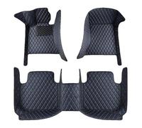 QQLADY Tapis de Sol Voiture pour Mini Countryman 2017-2018 LHD, Cuir Imperméable Antidérapant Tout Temps Tapis, Couverture ComplèTe Moquette Protection Accessoires,E Black+Blue
