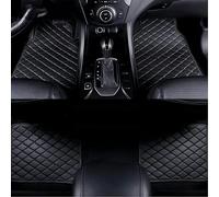 QQLADY Tapis de Sol Voiture pour Porsche Panamera 2009 2010 2011-2016 LHD, Tous Temps Antidérapant Imperméable Tapis Sol Cuir, Avant Arrière Moquette Interieur Accessoires,F Black