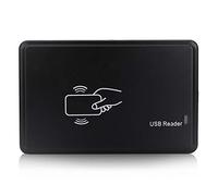 Qqmora 125KHZ RFID 3-5cm Lecteur de Carte d'identité copieur de Carte avec étiquette de clé 5 pièces, Communication et périphériques