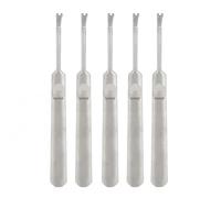 Qqmora 5pcs en Acier Inoxydable Pusher Pusher Deliving Skin Retail