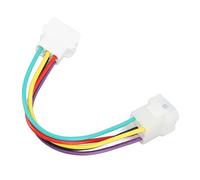 Qqmora Adaptateur de Câblage de Climatiseur RV Kit D'adaptateur de Câblage AC Harnais D'adaptateur AC 9 Broches à 6 Broches en Plastique Métal avec Ventilation de Plafond et Thermostat