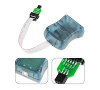 Qqmora AVRISH MKII Downloader Programmer High Speed USB AVR ISP MKII Compatible avec Original at ISP MKII Programmer Prend en Charge AVR Studio 4/5/6/7 pour AVR Devices Developers