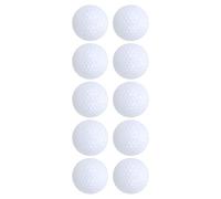 Qqmora Balles D'entraînement de Double Couche, 10 Pièces, Balles D'entraînement Souples et Durables pour la Maison, Le Gymnase, L'hôtel et Les Voyages, en Caoutchouc Synthétique 42.6mm