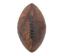 Qqmora Ballon de Rugby D'entraînement Taille 9, en PU Durable, Poignée Confortable pour Les Matchs, Enfants et Adultes