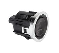 Qqmora Bouton D'allumage de Rechange pour 2013+, Commande D'arrêt de Démarrage du Moteur pour, Matériau ABS, 1 unité