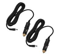 Qqmora Câble d'alimentation du Chargeur de Voiture en Caoutchouc Durable et Cuivre 15A Fusible 5.5x2.0 Plug [Auto]