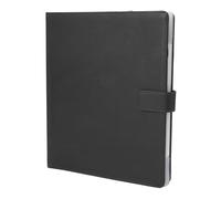 Qqmora Classeur de Partitions A4 avec Numéros de Page pour une Organisation Facile dans un Chœur D'orchestre, 30 Feuilles en Cuir PU (Noire)
