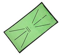Qqmora Coussin D'aide à la Pratique du, Tapis de Frappeur de Détection de Swing Durable pour L'amélioration des Compétences, adapté à Une Utilisation en Intérieur et dans Le Jardin, 63 X 33 Cm