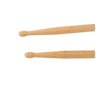 Qqmora de Tambour à Brosse Métallique Rétractable, Brosse à de Tambour Portable et Durable pour Musiciens, Poignée Confortable pour le Jazz et le Rock, Bois Massif, 2 Pièces