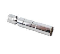 Qqmora Douille Pivotante Magnétique à 12 Points avec Rotation à 360 ° pour Bougies D'allumage, Acier au Chrome Vanadium Durable, Taille 3/8 Pouces (14 mm (9/16"))