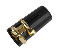 Qqmora Embout de Saxophone Alto, Fixation à Clip avec Conception à Double Vis, Facile à Régler pour les Amateurs de Musique, en Plastique, 1 Pièce