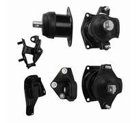 Qqmora Ensemble de Supports de Transmission de Moteur, 6 Pièces, Remplacement en Acier et Caoutchouc Durable pour 2003 - 2007