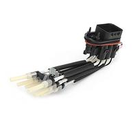 Qqmora Ensemble D'injecteur de Carburant FJ503, Taux de Conversion élevé, Optimise les Performances du Moteur pour Camionnette Série de Voitures 4,3l 1996 - 2002