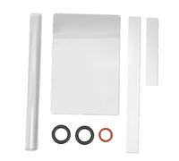 Qqmora Ensemble d'outils en Argile Acrylique avec Rouleau Durable | Comprend une plaque de presse en acrylique, un panneau transparent, 2 grattoirs, Facile à nettoyer, Outil de bricolage