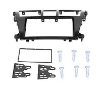 Qqmora Garniture de Rechange pour Radio Stéréo de Voiture 2 DIN, Panneau de Commande Central ABS élégant pour Sedan 2006-2012, Ajustement sans Couture pour Un Intérieur amélioré