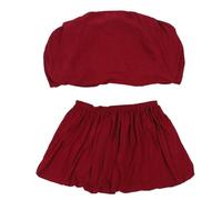 Qqmora Housse de canapé d'eau élastique pour Camping-Car, Rouge foncé, Housse de canapé pour Camping-Car, de Siège de Dinette pour, Rouge foncé