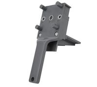 Qqmora Jeu de Guides de Perçage 41 Pièces, Outil Précis pour le Travail du Bois pour les Projets de Menuiserie de Bricolage avec Forets de 6mm 8mm 10mm (Grise)