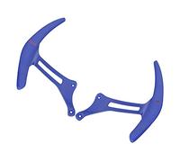 Qqmora Jeu de Palettes de Changement de Vitesse, Alliage D'aluminium, Contrôle et Adhérence Améliorés pour 458 Italia Spider, 2 Pièces (Bleu)