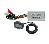 Qqmora Kit de Compteur D'affichage à Cristaux Liquides de L'onde Sinusoïdale 24V 36V 48V 250W 350W 17A EN06 réglé pour Les Scooters électriques de Vélos, Pièces de Rechange électriques