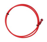 Qqmora Kit de Flexibles de Frein à Disque Hydraulique MEROCA pour Vélos de Montagne, en PVC Durable, Longueur Flexible de 2 M, Ensemble Complet pour Système (Rouge 1 mètre + aiguille à huile HB90 +
