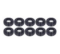Qqmora Kit de Joints D'arbre de Compresseur A/C, 10 Pièces, Joint D' Durable Résistant à la Corrosion pour Applications Automobiles, Caoutchouc et Métal de Haute qualité