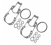 Qqmora Kit de Joints D'entraînement Marin, Ensemble de Remplacement de qualité Supérieure pour Mercruiser I R MR, 2 Joints et 14 Bagues d'étanchéité