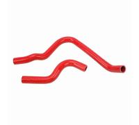 Qqmora Kit de Tuyaux de Refroidissement de Radiateur en Silicone Durable, 2 Pièces, Conception Anti-fuite pour CB7 F22A 2, L 1990 - 1993 (Rouge)