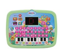 Qqmora Machine d'apprentissage Française avec écran LED Interactif, Jouet D'éducation Précoce pour Enfants, Tablette Française, Machine d'apprentissage pour Enfants (Vert)