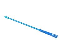 Qqmora Mini Canne à Pêche, Canne à Pêche Durable, Longueur Réglable pour la en Rivière, Alliage D'aluminium Léger, Bleu, 1 unité