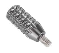Qqmora Pédale de Levier de Vitesse Robuste et Durable, Agrandisseur en Alliage D'aluminium CNC pour Street Scrambler Bonneville T100, Accessoire de Moto 1 X (Gris)