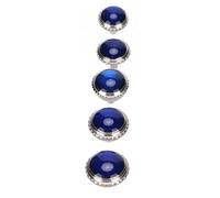 Qqmora Pièces de Couronne de Montre en Acier, Kit Assortiment de 5 Tailles | Construction en acier durable, entretien essentiel de la montre, compatible avec diverses montres