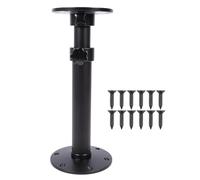 Qqmora Pied de Table Réglable en Alliage D'aluminium pour Camping-Car, Bateau, Yacht, Pont de Camping-Car, Support de Base de Table Antirouille de 18,11 à 27,76 Pouces, adapté à Une Utilisation