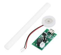 Qqmora Plaque D'atomisation Pilote de Circuit imprimé D'humidificateur USB Haute efficacité avec Interrupteur de Synchronisation pour Module D'atomisation 5 V, Matériau ABS + Silicone + Céramique