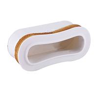 Qqmora Poignée de Planche de Surf Durable pour Accessoire de Surf, Poignée D'insertion en Plastique Léger en Noir ou Blanc, Facile à Installer pour Les Amateurs de (Blanche)