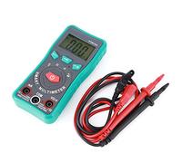 Qqmora PTM19A LCD Affichage Numérique Smart Multimètre Multimeter Plage de Tension Tension Current NCV Tester METER POUR ÉLECTRICIENS Engineers ABS PVC Black 225G